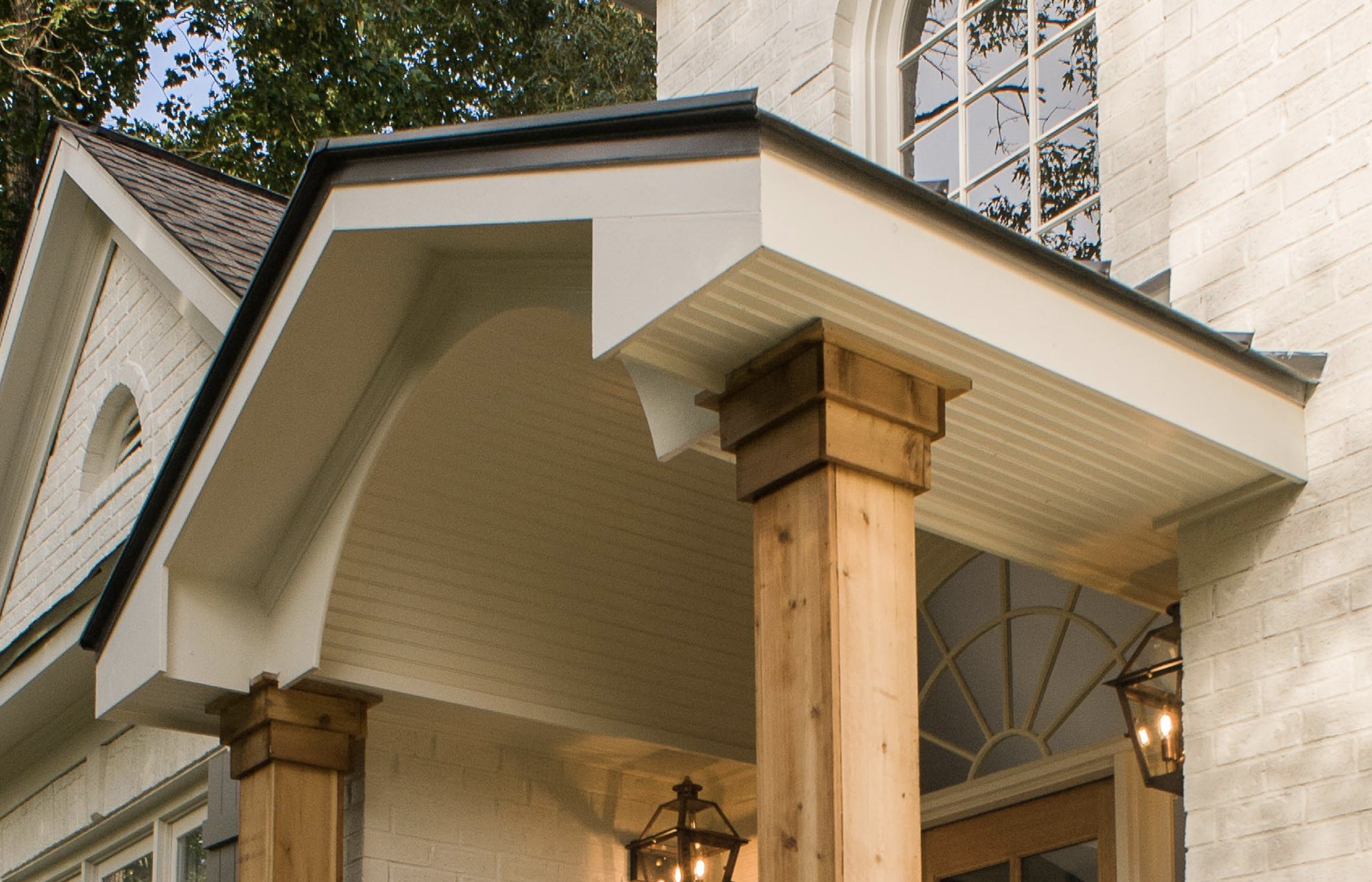 gable roof portico builder timber posts
